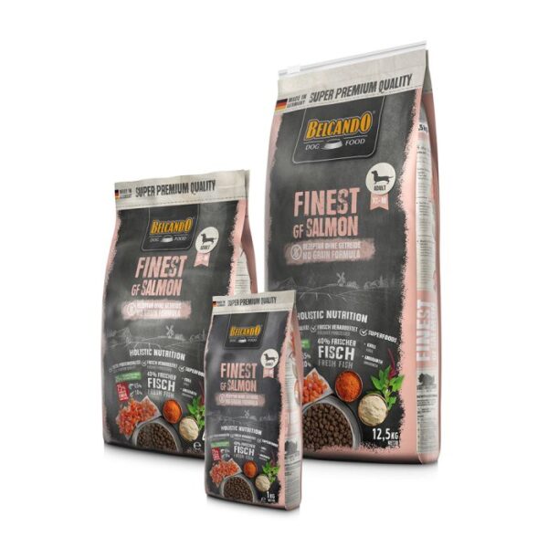 BELCANDO® FINEST GF SALMON Trockenfutter Hunde & Katzen Tiernahrung von Belcando und Leonardo