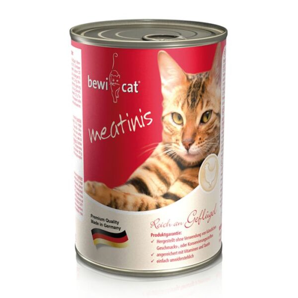 BEWI CAT MEATINIS Nassfutter für Katzen Hunde & Katzen Tiernahrung von Belcando und Leonardo