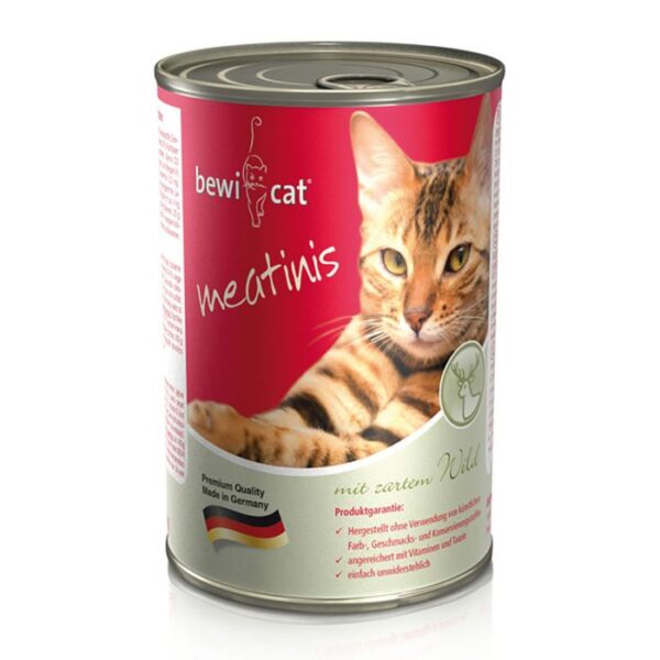 BEWI CAT MEATINIS Nassfutter für Katzen Hunde & Katzen Tiernahrung von Belcando und Leonardo