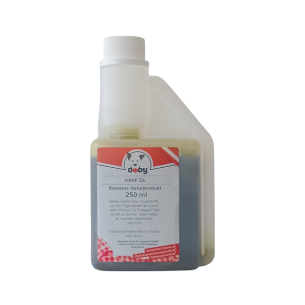 DOBY® HANFÖL NATURTRÜB Hundefutter & Zubehör Hunde & Katzen Tiernahrung von Belcando und Leonardo