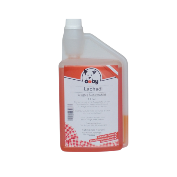 DOBY® LACHSÖL Hundefutter & Zubehör Hunde & Katzen Tiernahrung von Belcando und Leonardo
