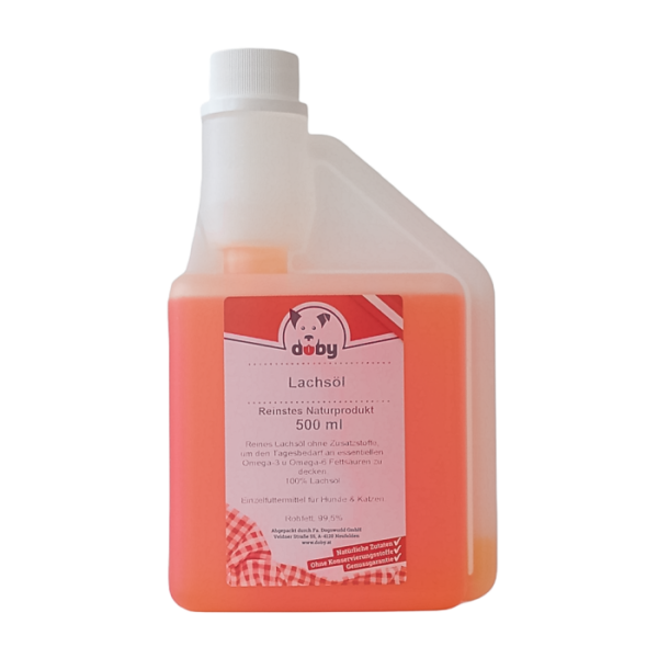 DOBY® LACHSÖL Hundefutter & Zubehör Hunde & Katzen Tiernahrung von Belcando und Leonardo