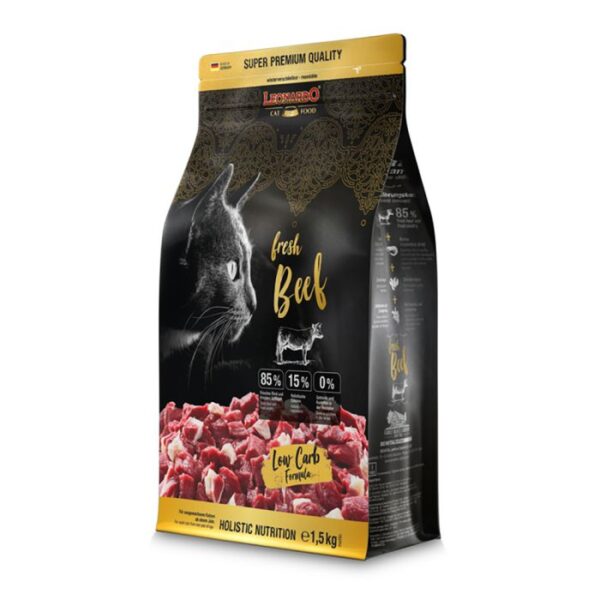 LEONARDO FRESH BEEF Trockenfutter für Katzen Hunde & Katzen Tiernahrung von Belcando und Leonardo