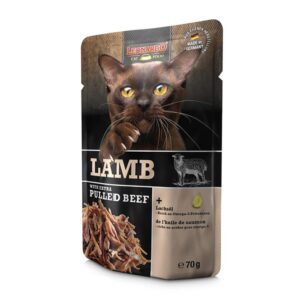 LEONARDO LAMB + EXTRA PULLED BEEF Leonardo PULLED MEAT Hunde & Katzen Tiernahrung von Belcando und Leonardo