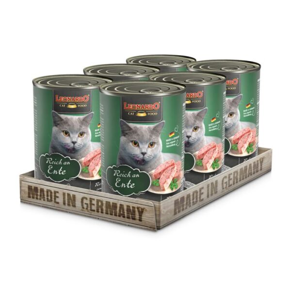 LEONARDO REICH AN ENTE Katzenfutter & Zubehör Hunde & Katzen Tiernahrung von Belcando und Leonardo