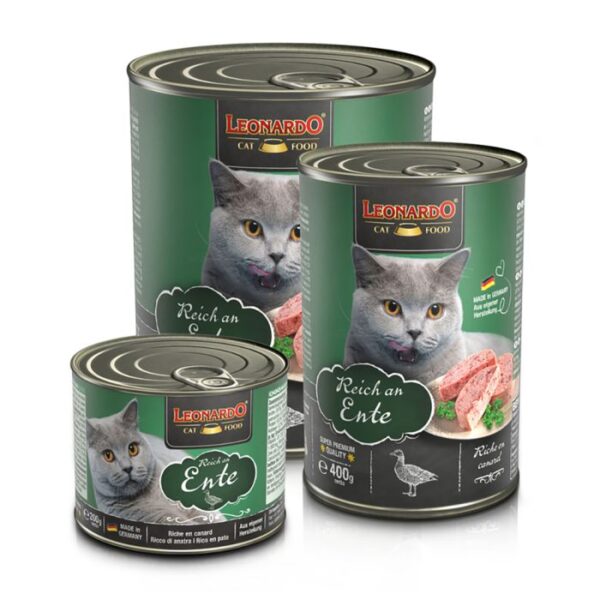 LEONARDO REICH AN ENTE Katzenfutter & Zubehör Hunde & Katzen Tiernahrung von Belcando und Leonardo