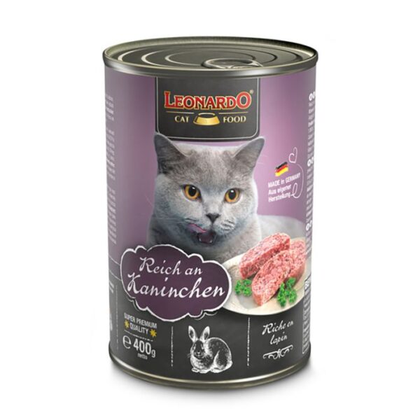 LEONARDO REICH AN KANINCHEN Leonardo Dosen Hunde & Katzen Tiernahrung von Belcando und Leonardo