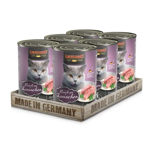 LEONARDO REICH AN KANINCHEN Leonardo Dosen Hunde & Katzen Tiernahrung von Belcando und Leonardo