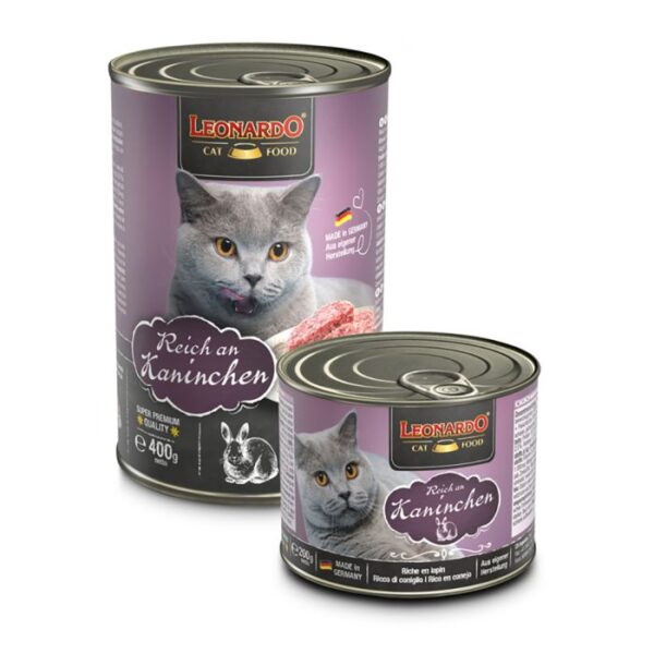 LEONARDO REICH AN KANINCHEN Leonardo Dosen Hunde & Katzen Tiernahrung von Belcando und Leonardo