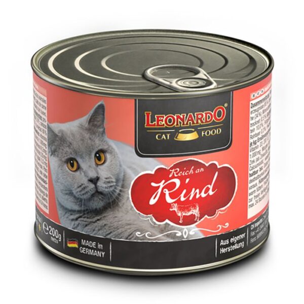LEONARDO REICH AN RIND Katzenfutter & Zubehör Hunde & Katzen Tiernahrung von Belcando und Leonardo
