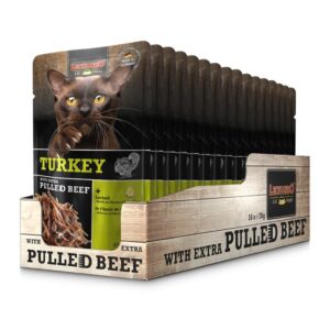 LEONARDO TURKEY + EXTRA PULLED BEEF Katzenfutter & Zubehör Hunde & Katzen Tiernahrung von Belcando und Leonardo