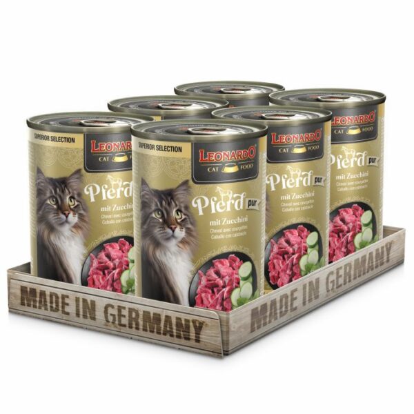 LEONARDO® SUPERIOR SELECTION PFERD MIT ZUCCHINI Katzenfutter & Zubehör Hunde & Katzen Tiernahrung - Kauartikel - Zubehör