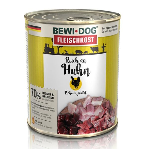 BEWI DOG FLEISCHKOST REICH AN HUHN Hundefutter & Zubehör Hunde & Katzen Tiernahrung von Belcando und Leonardo