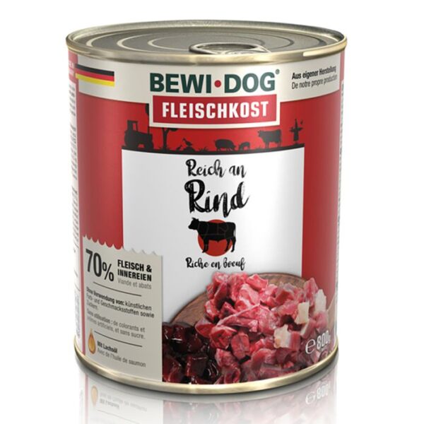 BEWI DOG FLEISCHKOST REICH AN RIND Hundefutter & Zubehör Hunde & Katzen Tiernahrung von Belcando und Leonardo