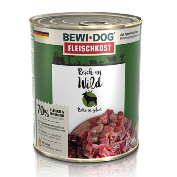 BEWI DOG FLEISCHKOST REICH AN WILD Hundefutter & Zubehör Hunde & Katzen Tiernahrung von Belcando und Leonardo