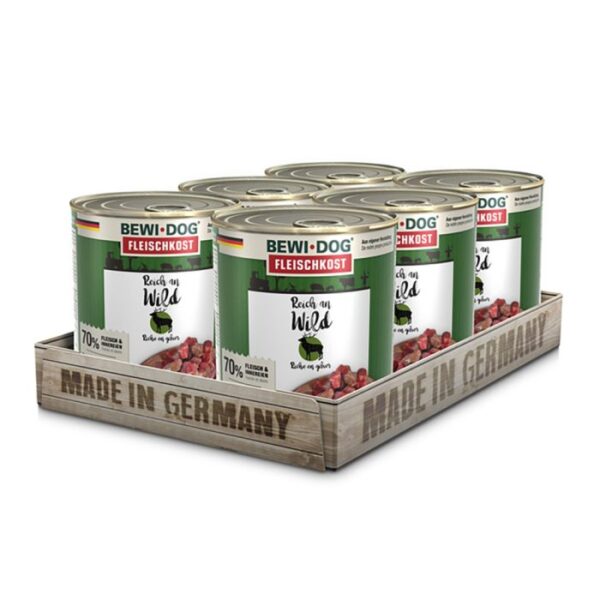 BEWI DOG FLEISCHKOST REICH AN WILD Hundefutter & Zubehör Hunde & Katzen Tiernahrung von Belcando und Leonardo